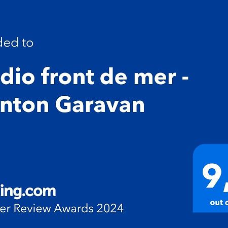 Studio Front De Mer - Menton Garavan Bagian luar foto