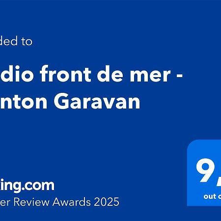 Studio Front De Mer - Menton Garavan Bagian luar foto