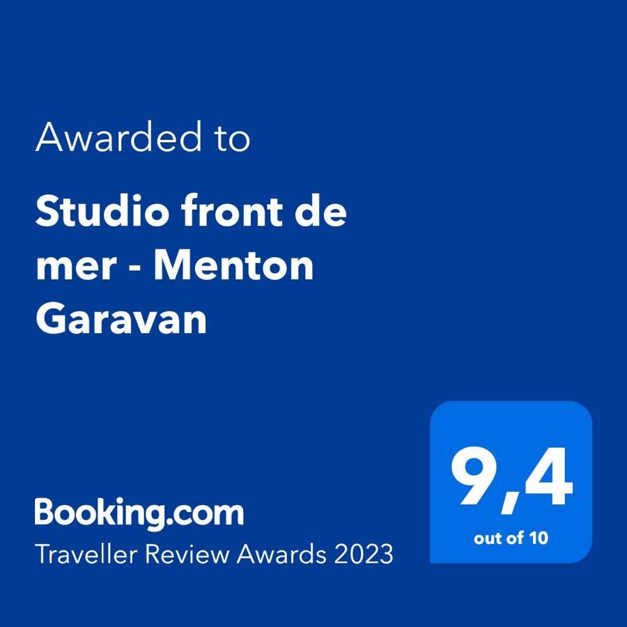 Studio Front De Mer - Menton Garavan Bagian luar foto