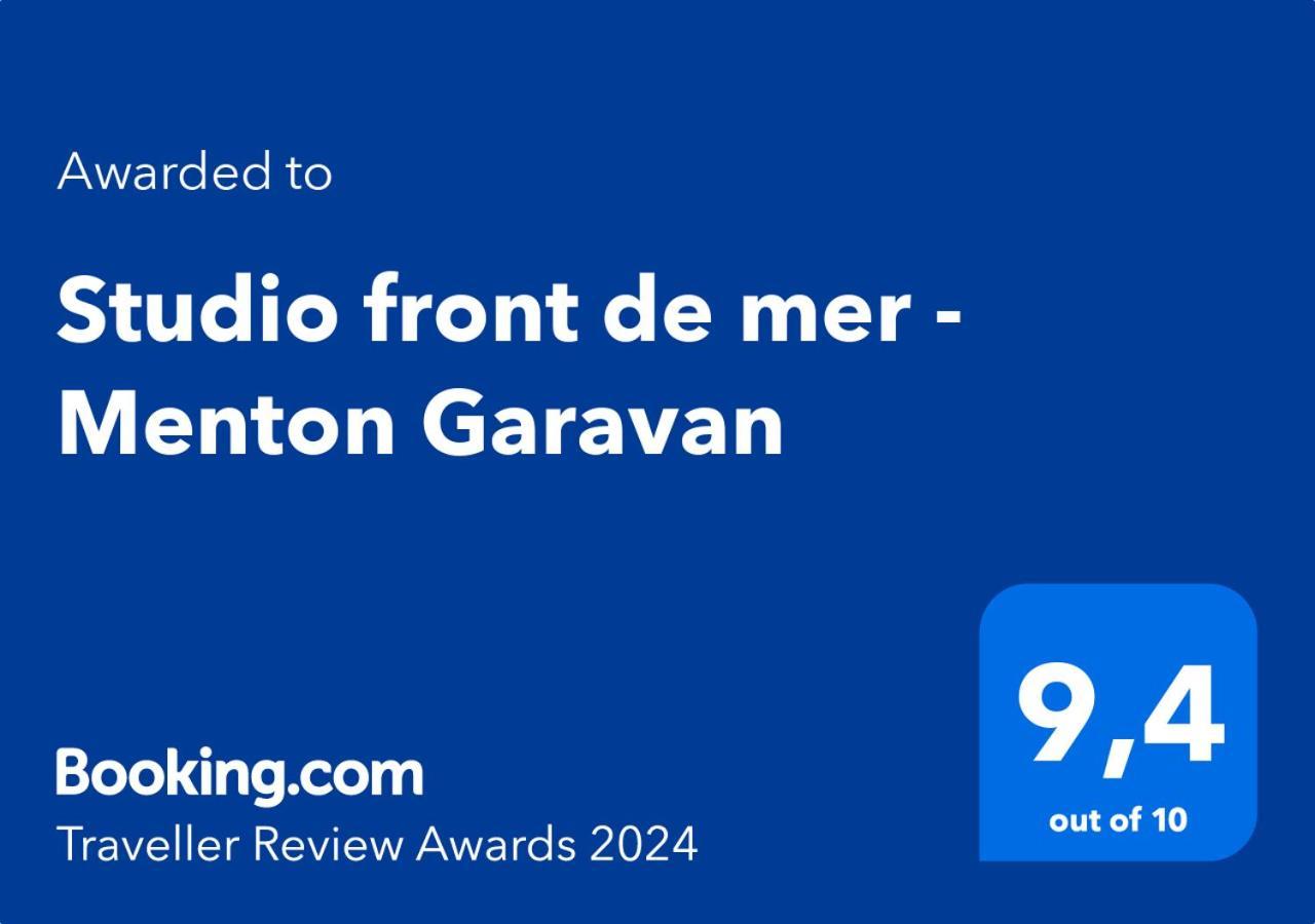 Studio Front De Mer - Menton Garavan Bagian luar foto