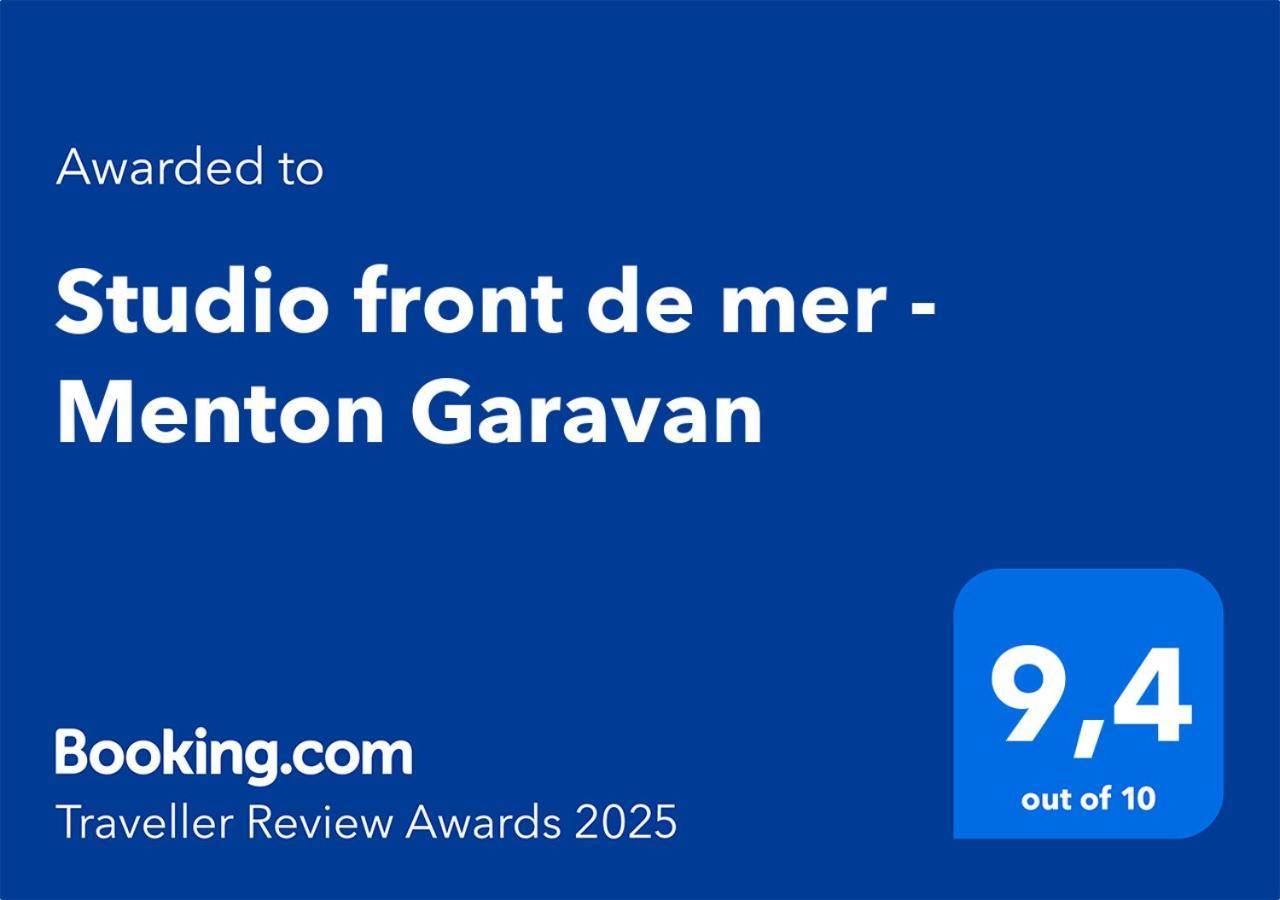 Studio Front De Mer - Menton Garavan Bagian luar foto